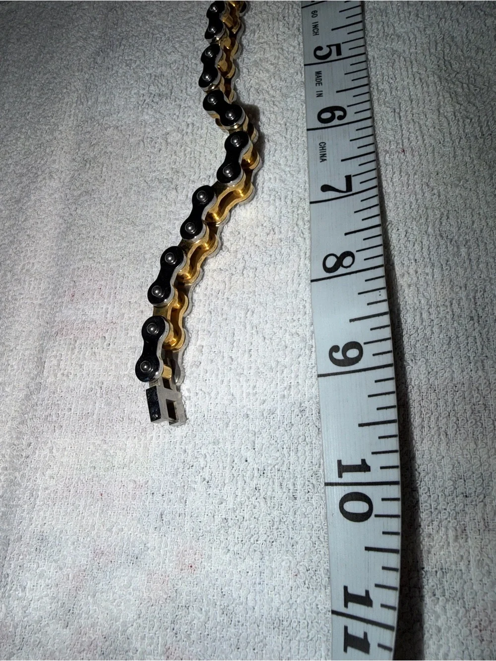 Two-Tone Men’s Link Bracelet - Gold and Silver